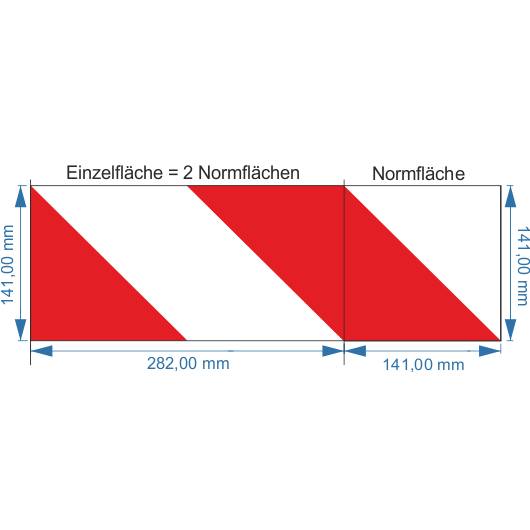 Fahrzeugwarnmarkierung DIN 30710, magnetisch, 141 x 282 mm, 8 Zuschnitte-3