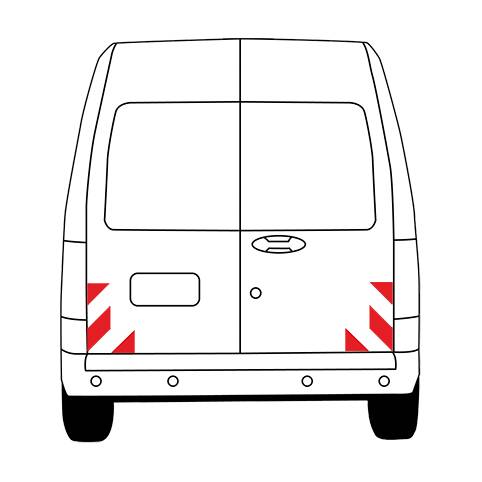 Fahrzeugwarnmarkierung DIN 30710, magnetisch, 141 x 282 mm, 8 Zuschnitte-4