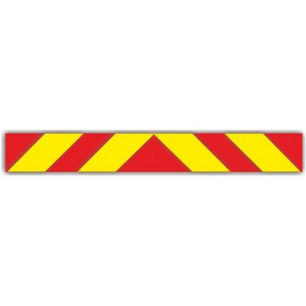 ECE 70.01 Heckmarkierung für LKW/Zugmaschine, Vollmarkierung, 1130 x 130 mm, Folie