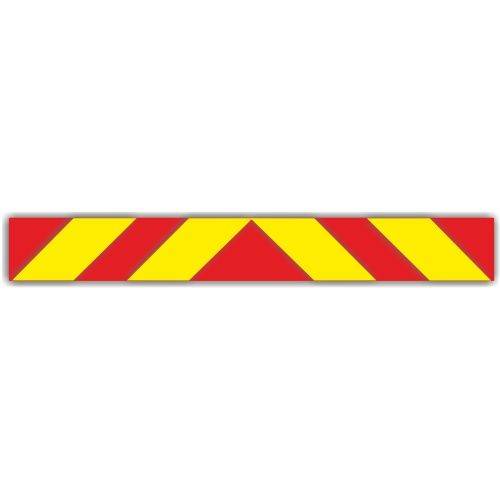 ECE 70.01 Heckmarkierung für LKW/Zugmaschine, Vollmarkierung, 1130 x 130 mm, Folie-0