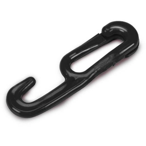 Einhänge-Haken, Kunststoff, schwarz