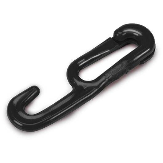 Einhänge-Haken, Kunststoff, schwarz-0