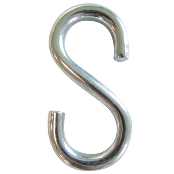 S-Haken, Stahl verzinkt, Ø 6 mm, Länge 60 mm