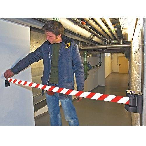 Wandkassette Business, Gurtband rot/weiß, 4 m-1