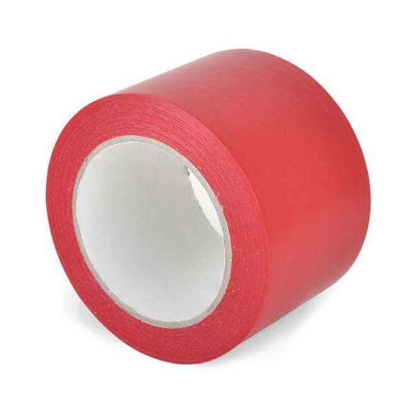 Standard Bodenmarkierungsband WT-5160, PVC, rot, 100 mm x 33 m