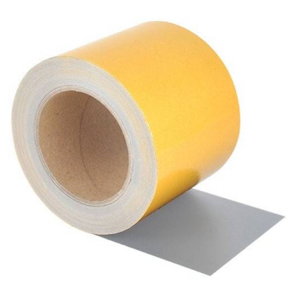 Überfahrbares Bodenmarkierungsband, WT-5125, PVC,selbstkl., hellgrau, Breite 100 mm, 10 m/Rolle
