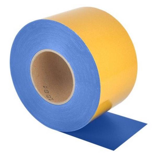 Überfahrbares Bodenmarkierungsband, WT-5125, PVC,selbstkl., dunkelblau, Breite 100mm, 25m/Rolle