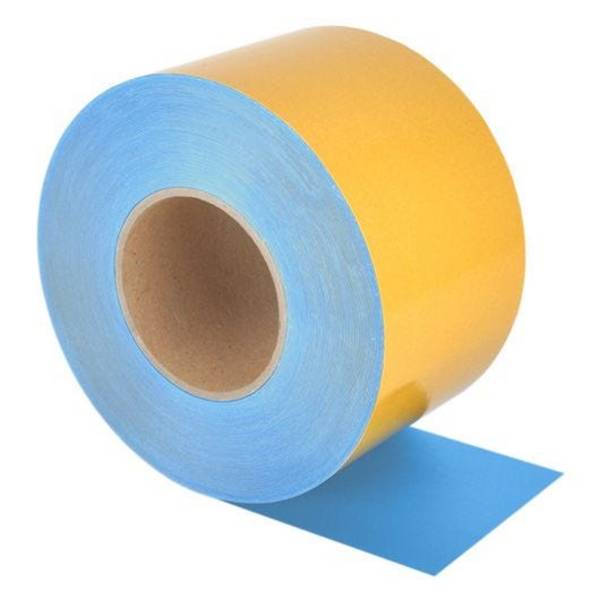 Überfahrbares Bodenmarkierungsband, WT-5125, PVC,selbstkl., hellblau, Breite 100 mm, 25 m/Rolle