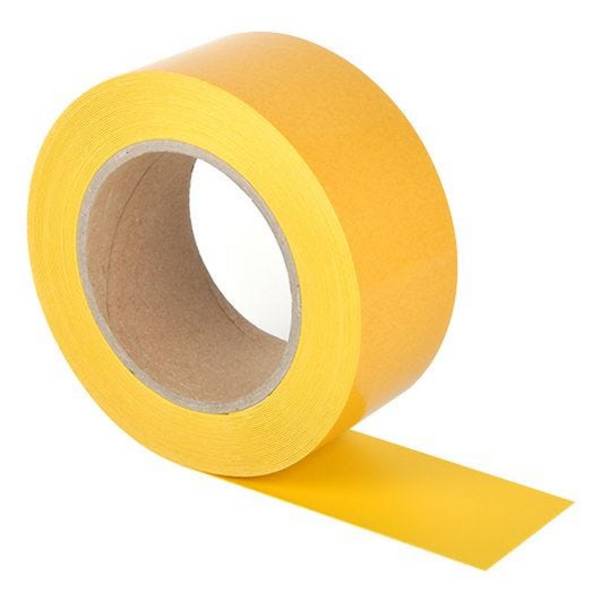 Überfahrbares Bodenmarkierungsband, WT-5125, PVC, selbstkl., gelb, Breite 50 mm, 10 m/Rolle