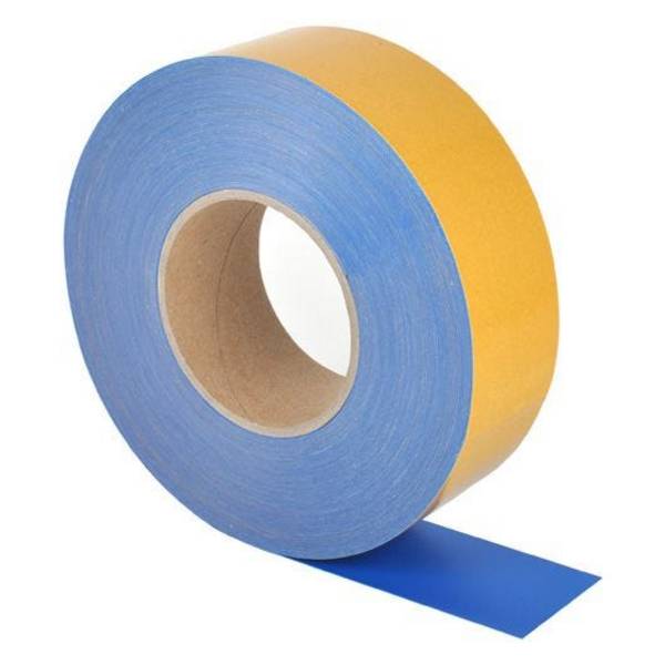 Überfahrbares Bodenmarkierungsband, WT-5125, PVC, dunkelblau, Breite 50mm, 25m/Rolle