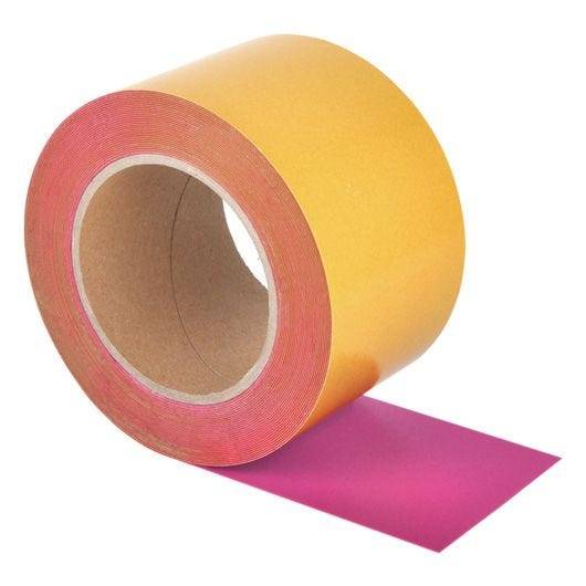 Überfahrbares Bodenmarkierungsband, WT-5125, PVC, selbstkl., pink, Breite 75 mm, 10 m/Rolle-0