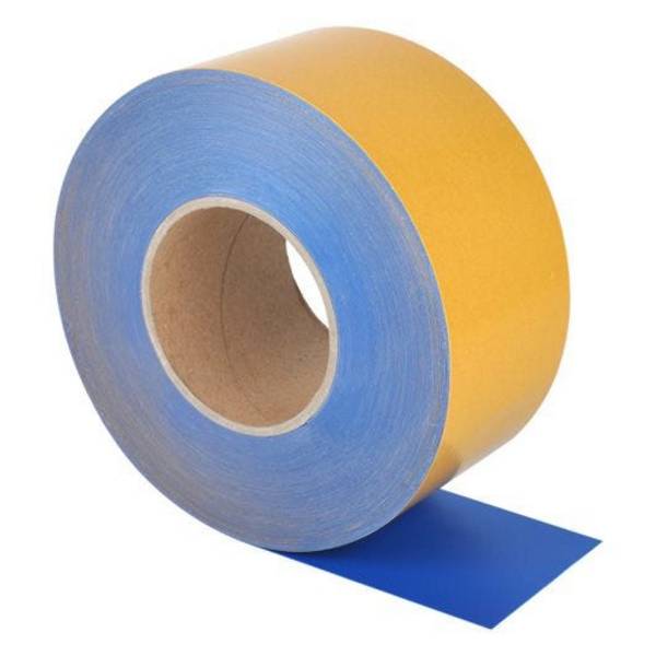 Überfahrbares Bodenmarkierungsband, WT-5125, PVC, selbstkl., dunkelblau, Breite 75mm, 25m/Rolle