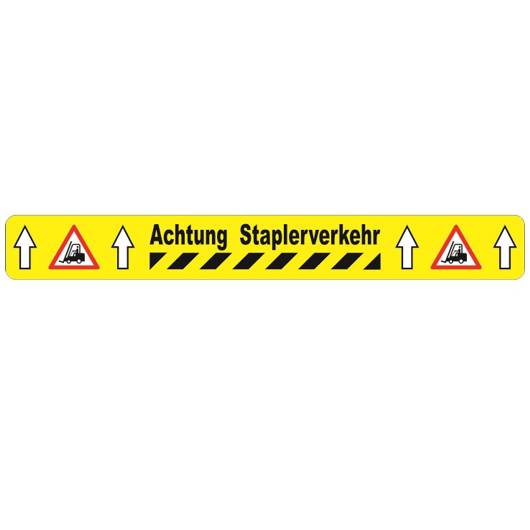 Bodenaufkleber, Achtung Staplerverkehr, WT-5125, 75 x 600 mm-0