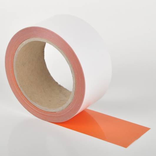 Bodenmarkierungsband chemikalienbeständig, WT-5229, Polyester, orange, 50 mm, 15 m Rolle-0
