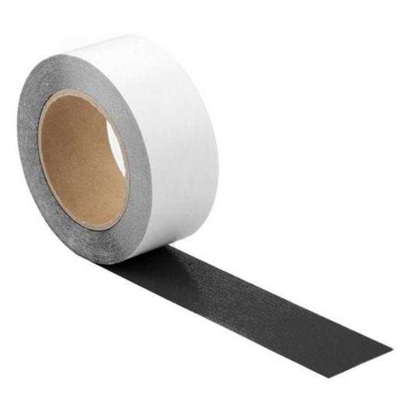 Antirutschband WT-5420, R11, Kleber permanent, schwarz, 75 mm x 10 m