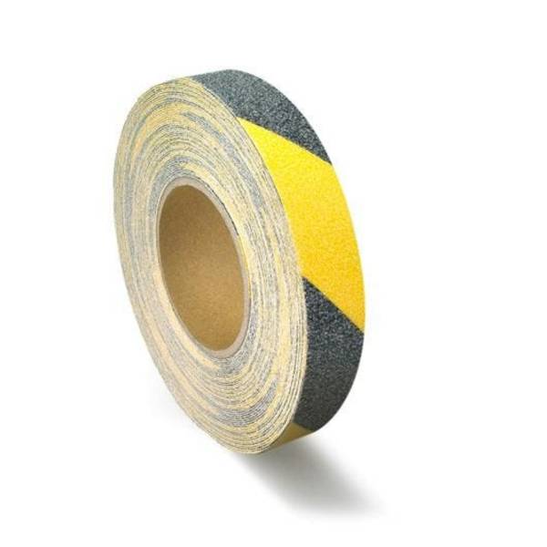 Antirutschband Industrie WT-5411, R13, grob, gelb/schwarz, 25 mm, 18 m / Rolle