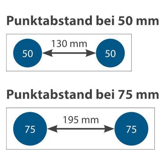 Punkte zur Bodenmarkierung, auf Montagefolie, PVC, gelb, Ø 50 mm, 10 m/Rolle-1