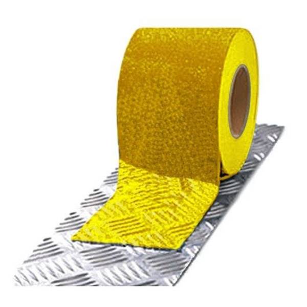 Antirutschband Aluminium WT-5414 R13,  formanpassungsf., gelb, Breite 25 mm, 18 m / Rolle