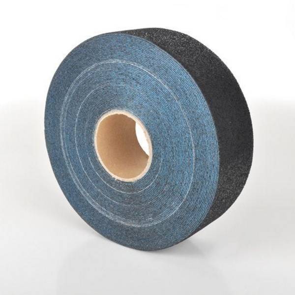 reflektierendes Bodenmarkierungsband Antirutsch WT-5845, R11, Außenanwendung, schwarz, Breite 75mm