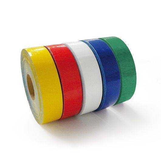 Strapazierfähiges Bodenmarkierungsband für schwierige Untergründe, WT-5846, weiß, Breite 75mm-1