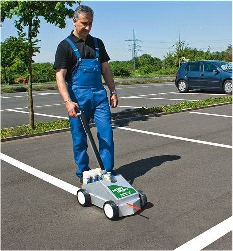 a.m.p.e.r.e. Bodenmarkiergerät New Perfekt Striper®, Set für Linienmarkierungen 3-10 cm-3