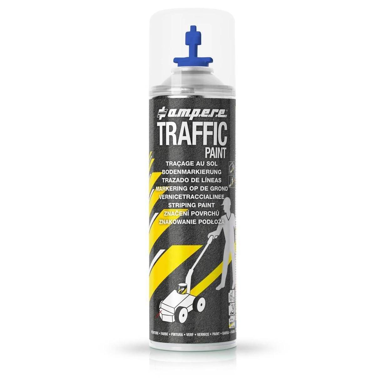 a.m.p.e.r.e. Traffic® Paint Bodenmarkierungsfarbe, Dose 500 ml, blau ca. RAL 5017-0