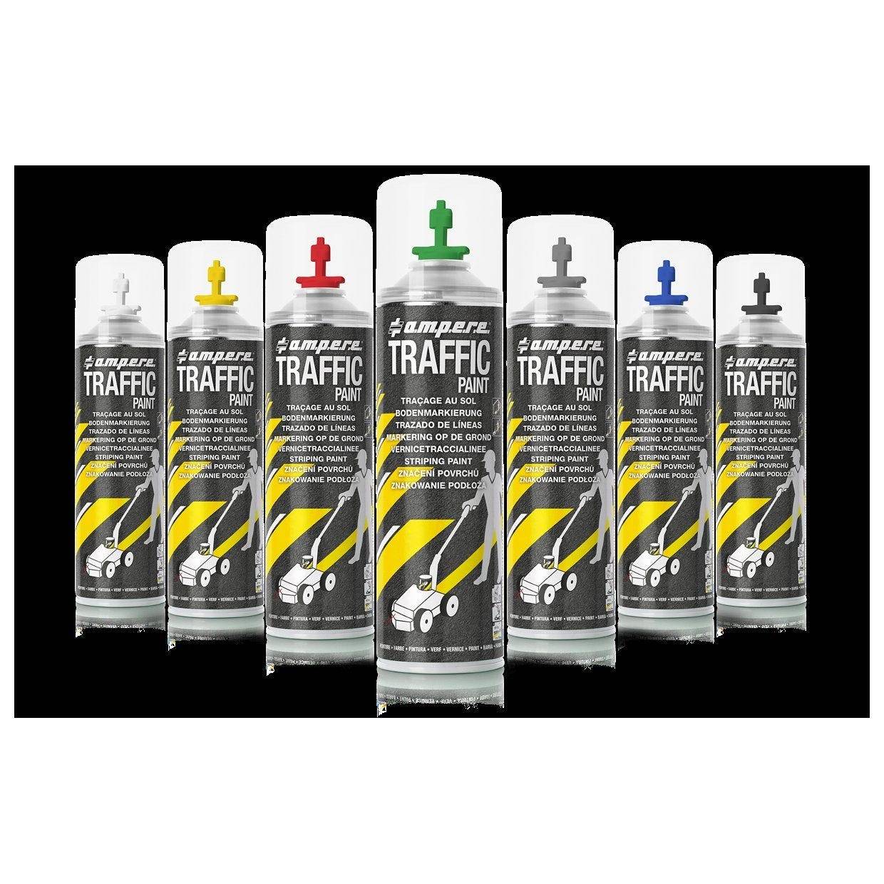 a.m.p.e.r.e. Traffic® Paint Bodenmarkierungsfarbe, Dose 500 ml, grün ca. RAL 6024-1