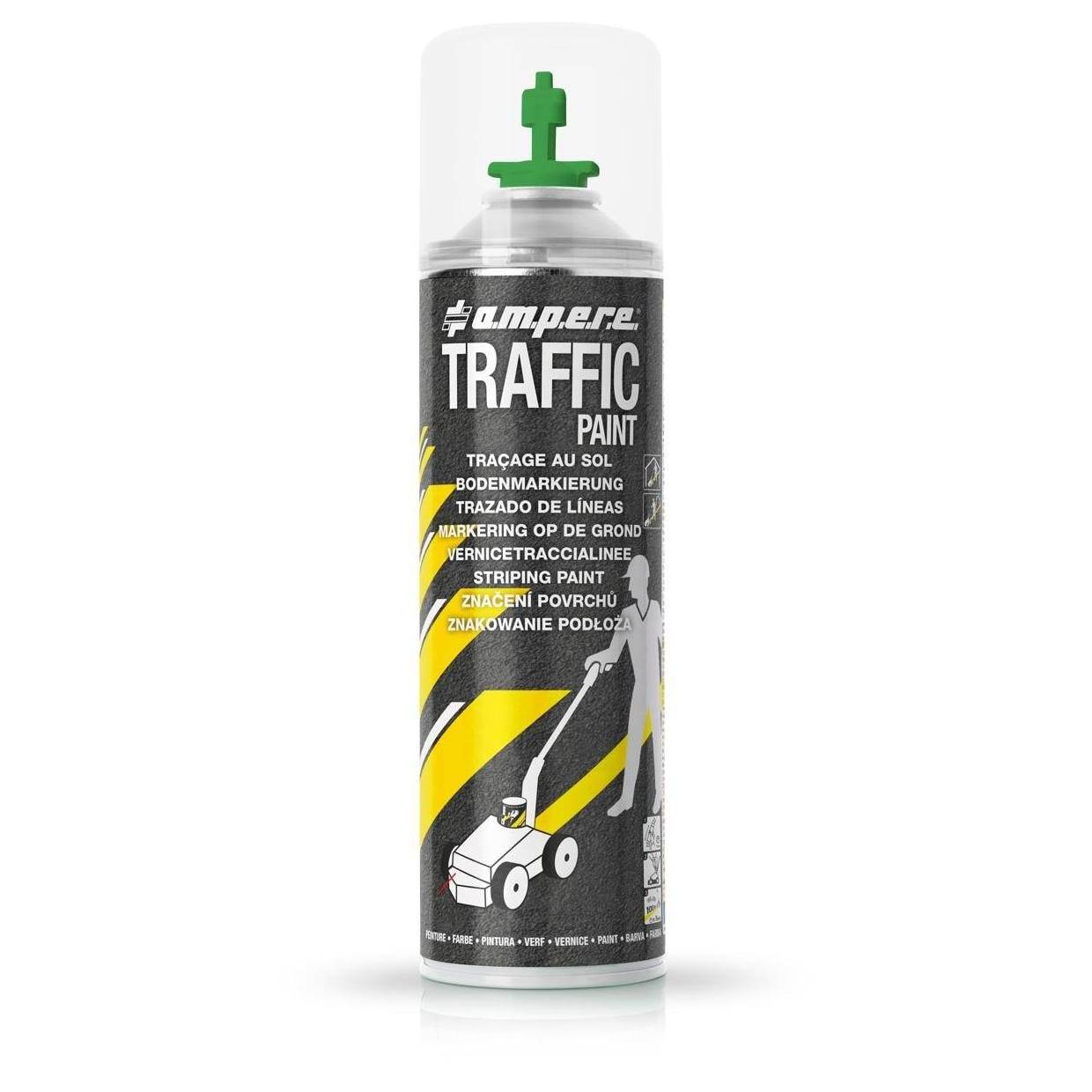 a.m.p.e.r.e. Traffic® Paint Bodenmarkierungsfarbe, Dose 500 ml, grün ca. RAL 6024-0