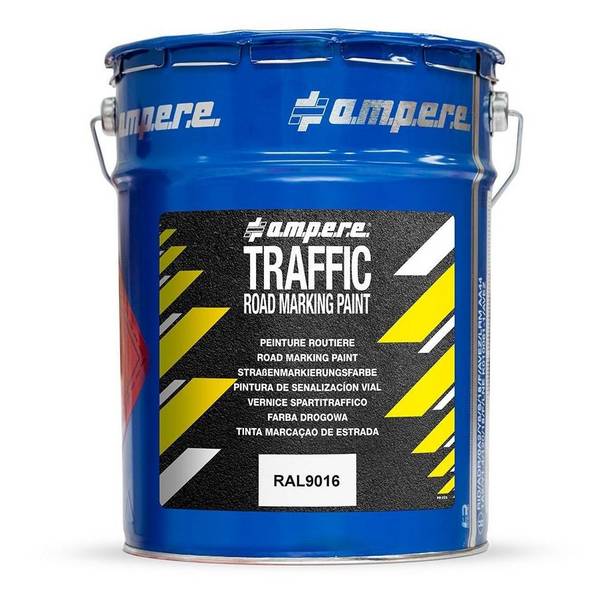 Traffic Road Marking Paint® Straßenmarkierungsfarbe, 5 kg, weiß (ca. RAL 9016)
