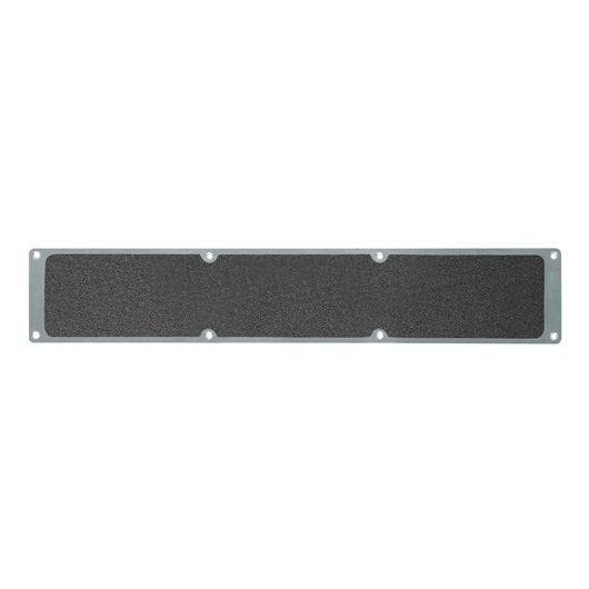 Aluminiumplatte mit m²-Antirutschbelag Universal, R13, schwarz, 114 x 1000 mm-0