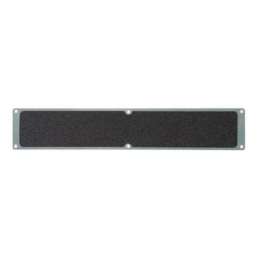 Aluminiumplatte mit m²-Antirutschbelag Extra Stark, R13, schwarz, 114 x 635 mm-0