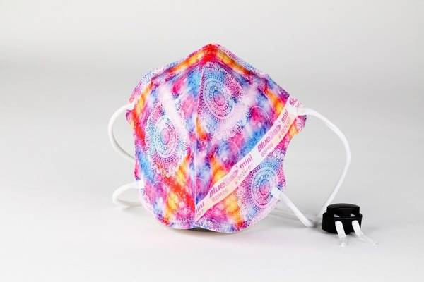 emissimo Mini Schutzmaske, XS für kleine, schmale Gesichter, Made in Germany 10er Box Mandala