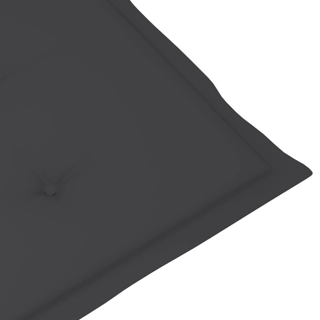 Symbolbild für Schaukelstuhl mit Auflage Grau Massivholz Akazie