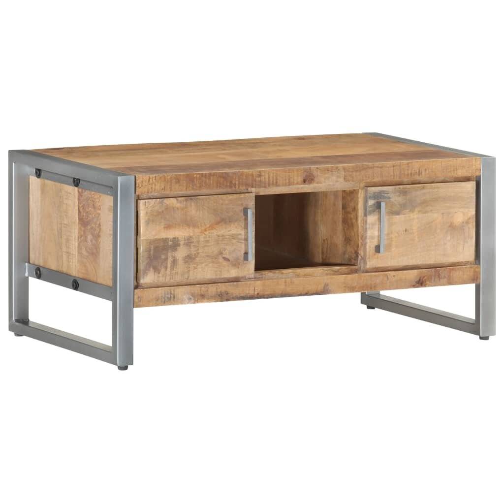 Symbolbild für Couchtisch 95x50x40 cm Raues Mangoholz