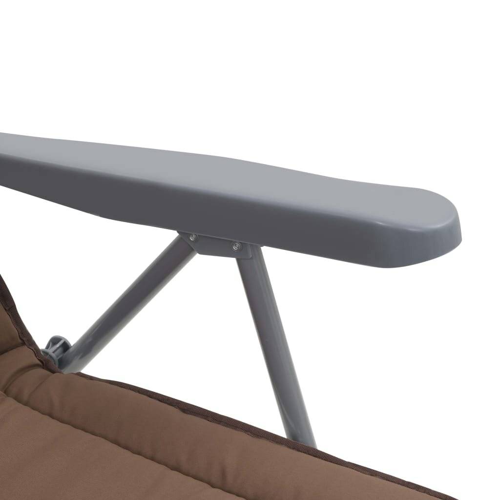 Symbolbild für Klappbare Gartenstühle mit Auflagen 2 Stk. Braun