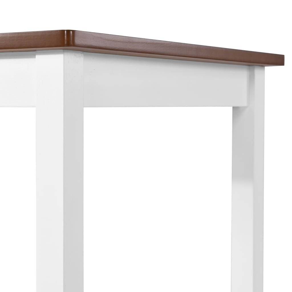 Symbolbild für Bartisch- und Hocker-Set 5-tlg. Massivholz