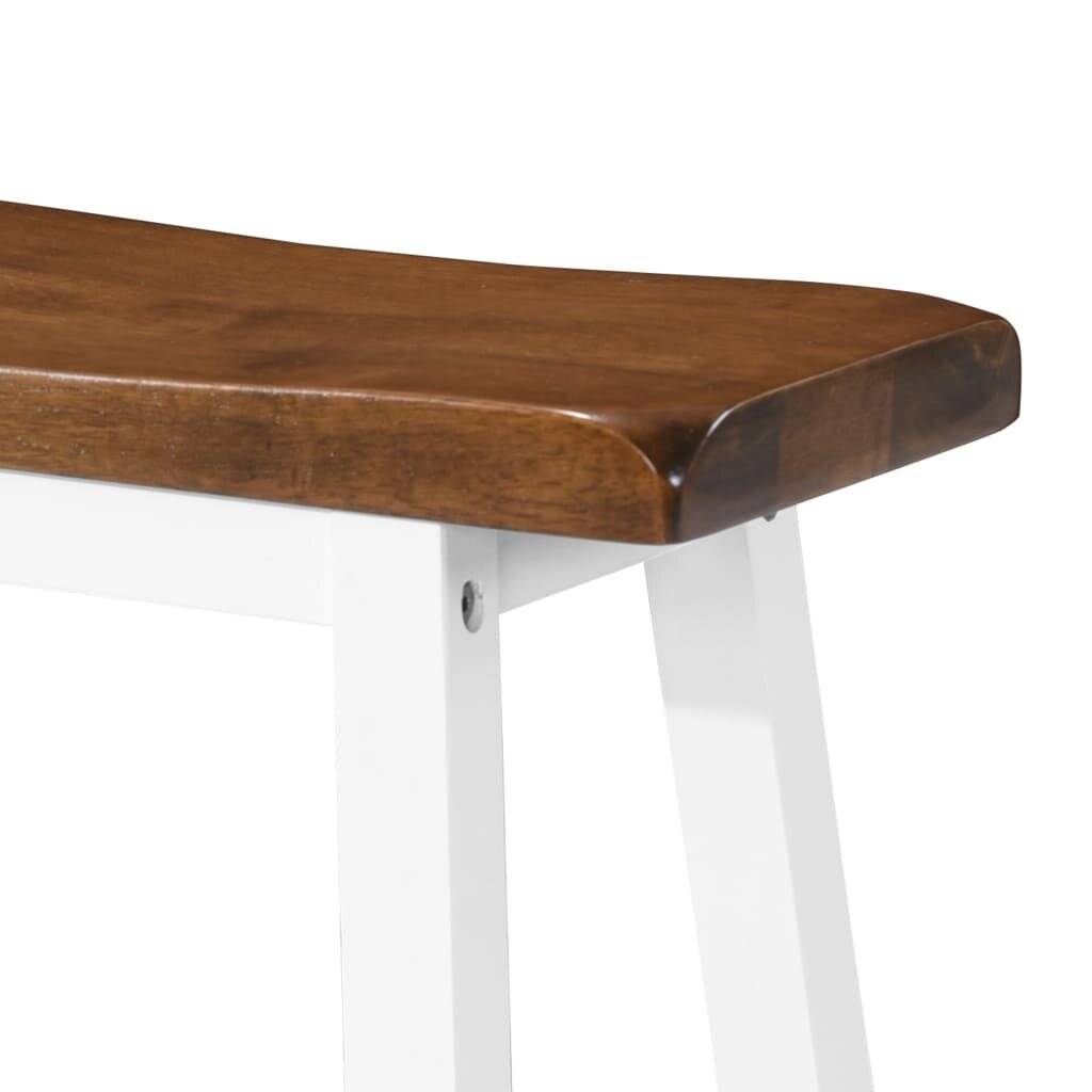 Symbolbild für Bartisch- und Hocker-Set 5-tlg. Massivholz