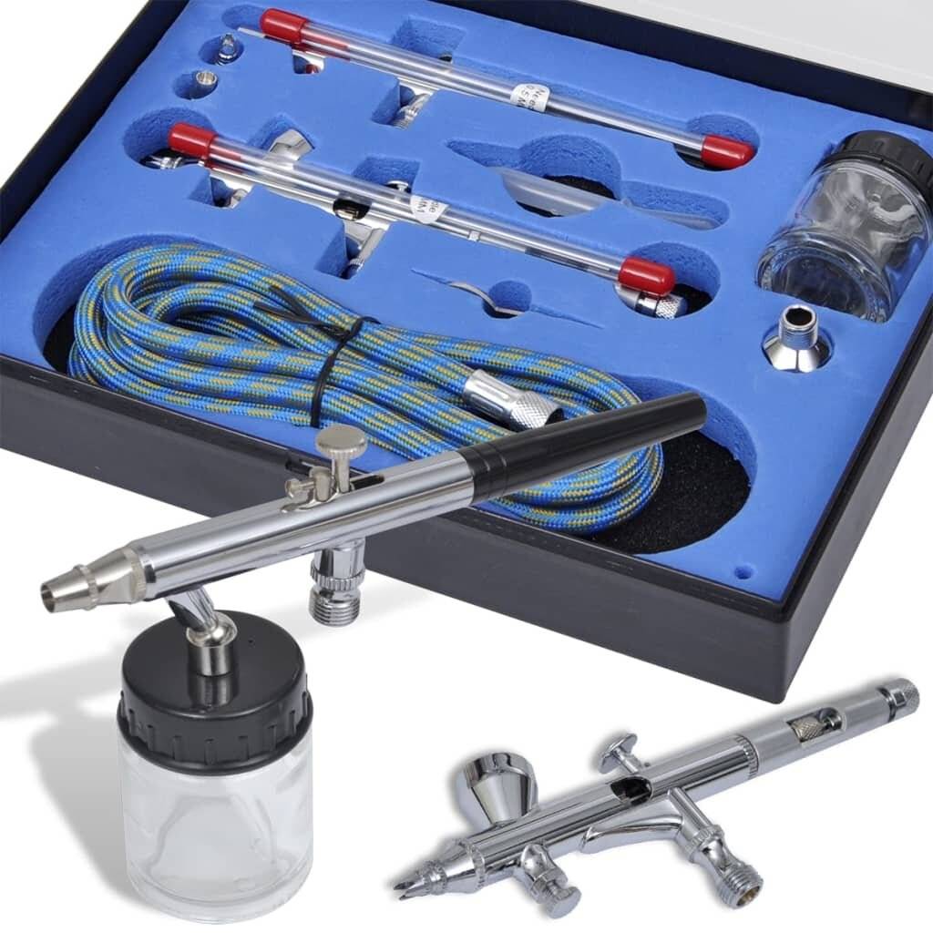 vidaXL Airbrush-Set mit 2 Pistolen-5