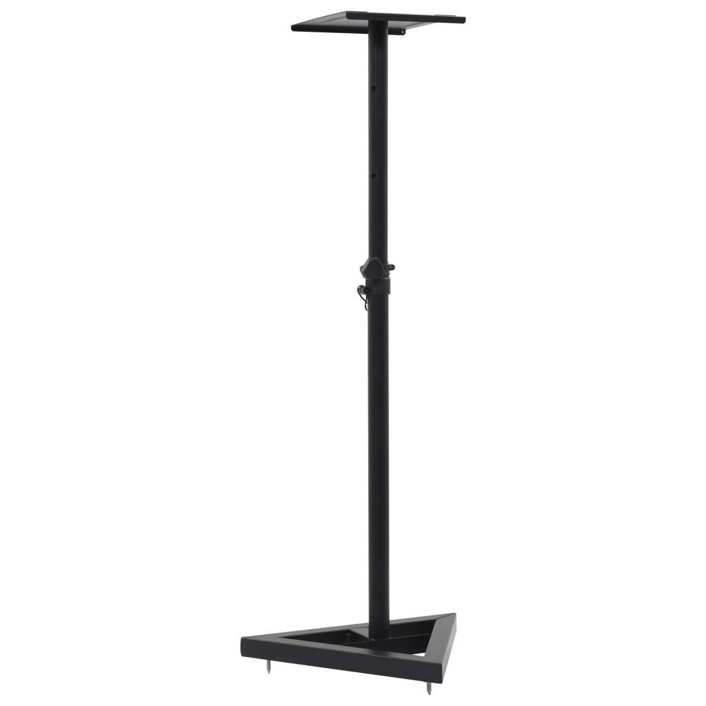 Studio-Monitor-Lautsprecherständer 2 Stk. Schwarz Stahl-1