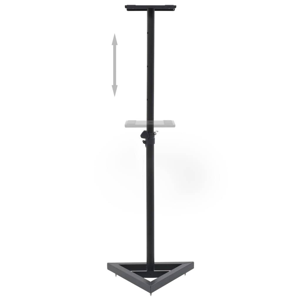 Studio-Monitor-Lautsprecherständer 2 Stk. Schwarz Stahl-3