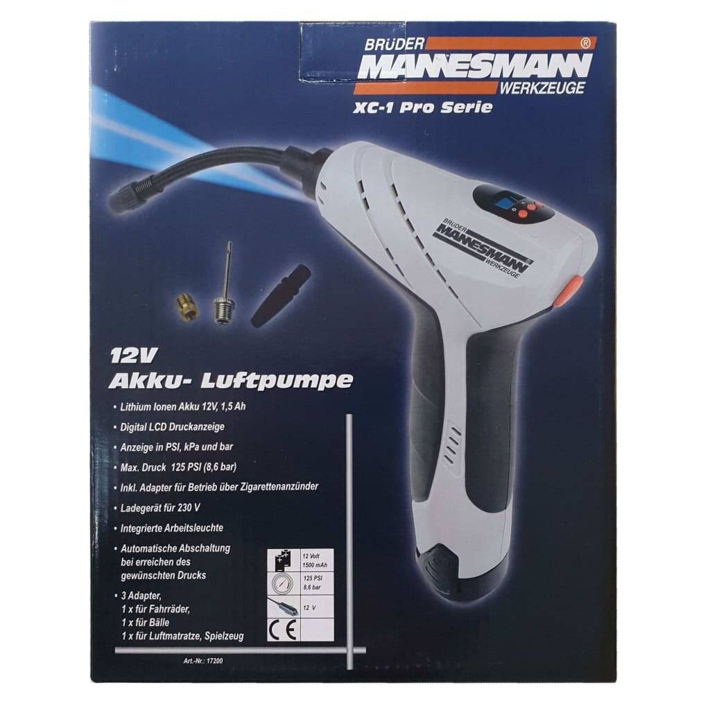 Symbolbild für BRÜDER MANNESMANN Akku-Luftpumpe, 12 Volt (11600404)