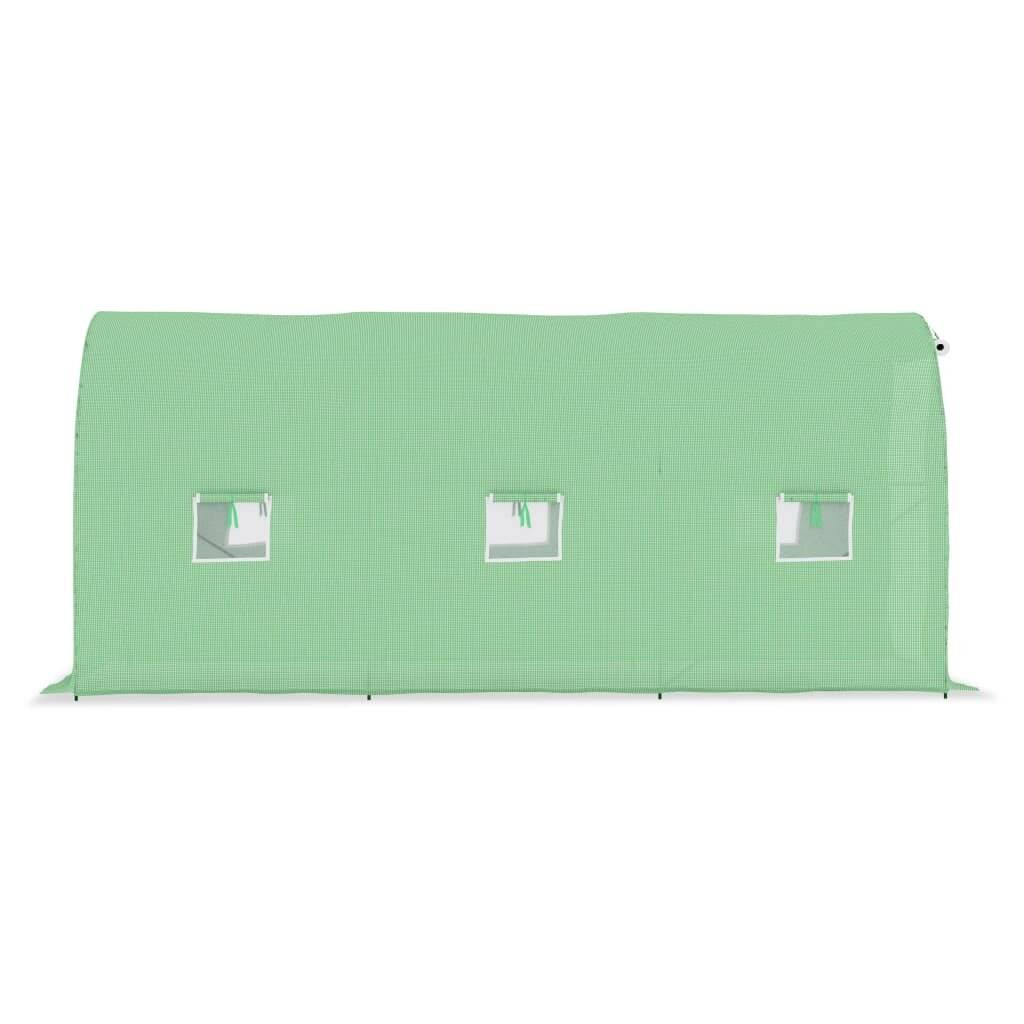 vidaXL Gewächshaus 9 m² 4,5x2x2 m-6