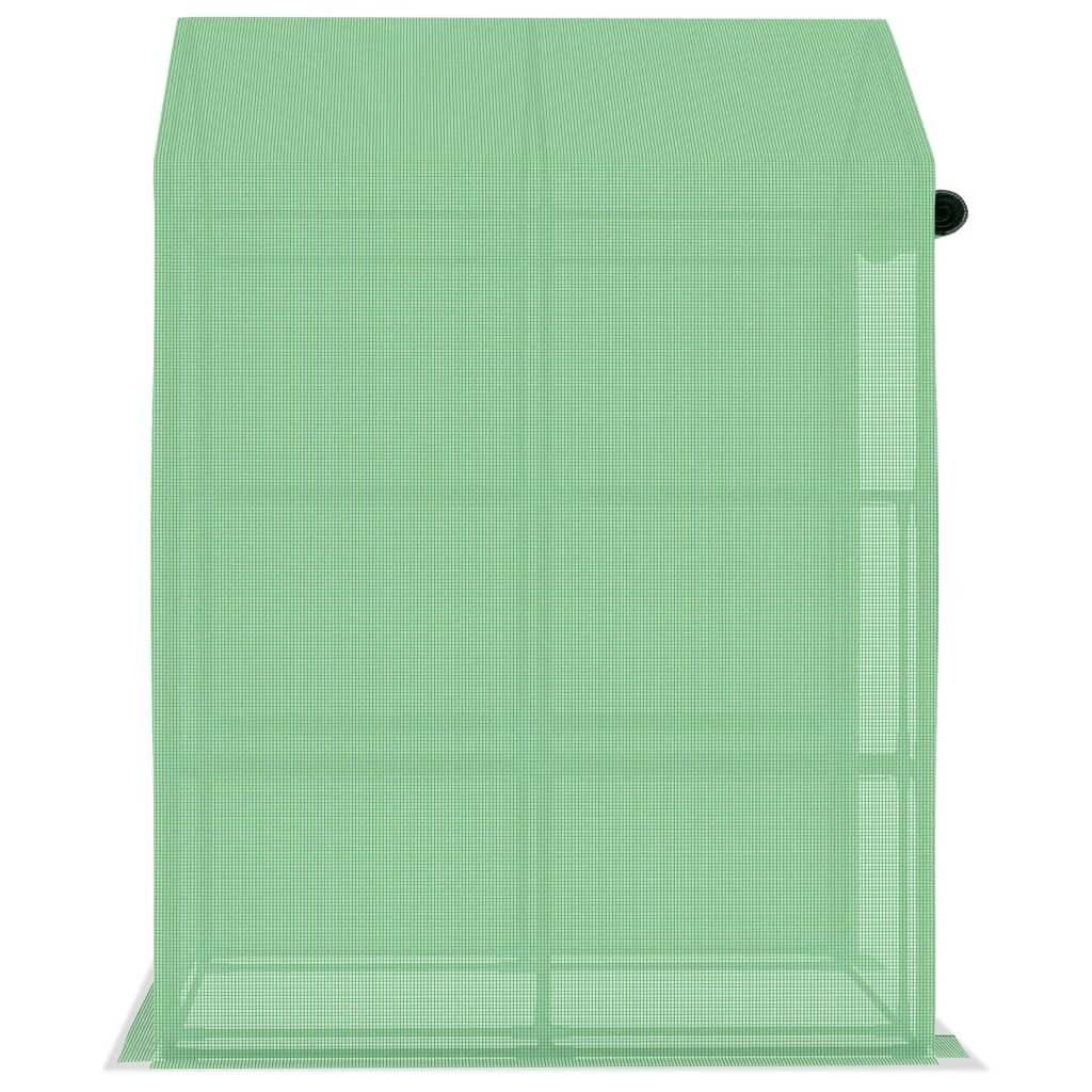 Symbolbild für vidaXL Gewächshaus mit Ablagen Stahl 143x143x195 cm