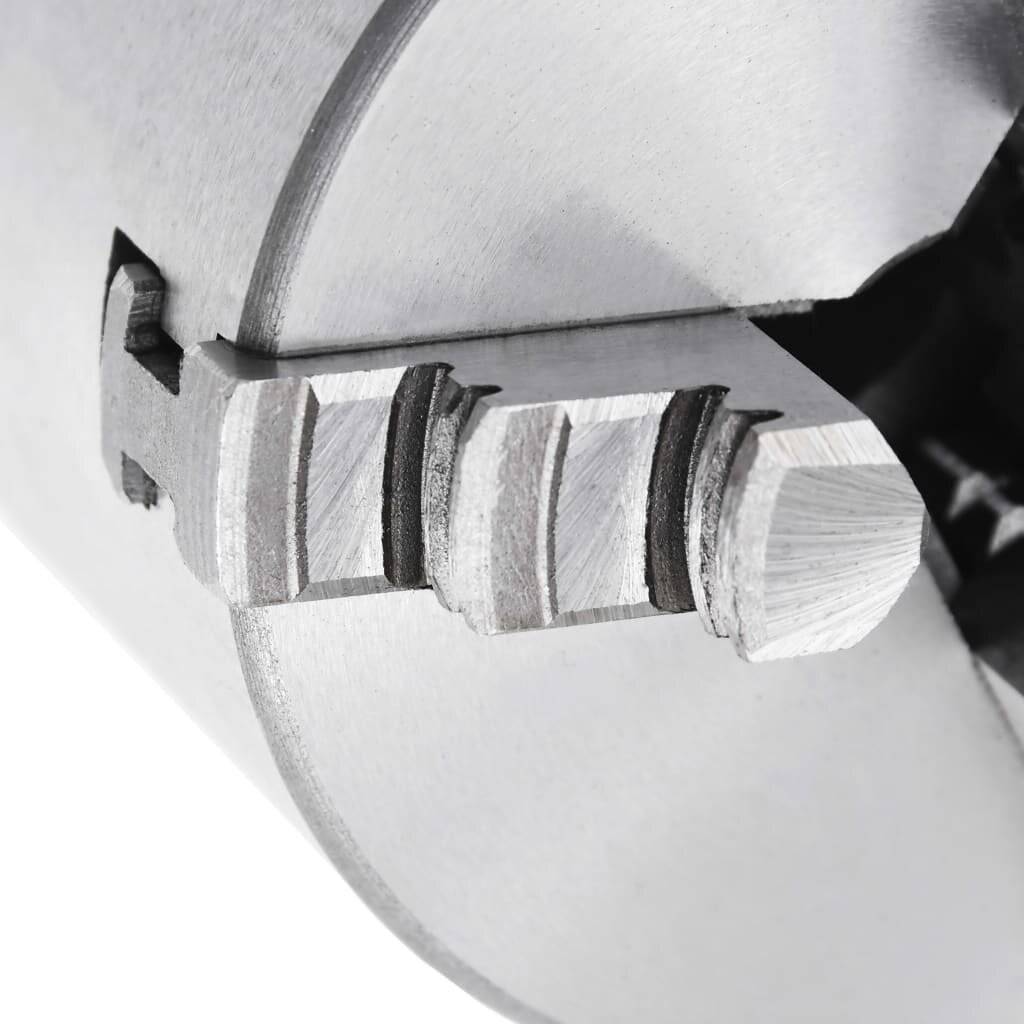 vidaXL 3-Backen-Drehfutter Selbstzentrierend 80 mm Stahl-6