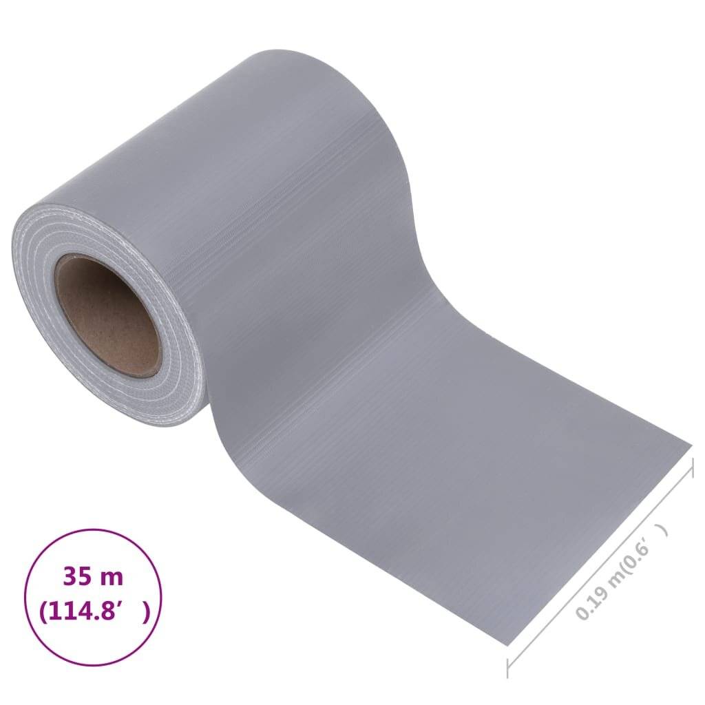 Symbolbild für vidaXL Garten-Sichtschutz PVC 35x0,19 m Matt-Hellgrau
