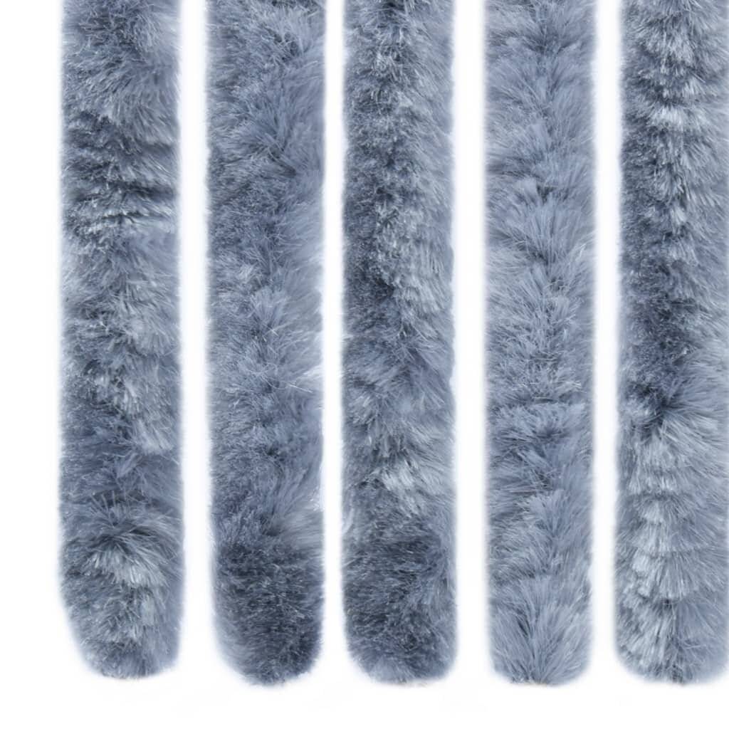 Insektenschutz-Vorhang Silbern 56x200 cm Chenille-5