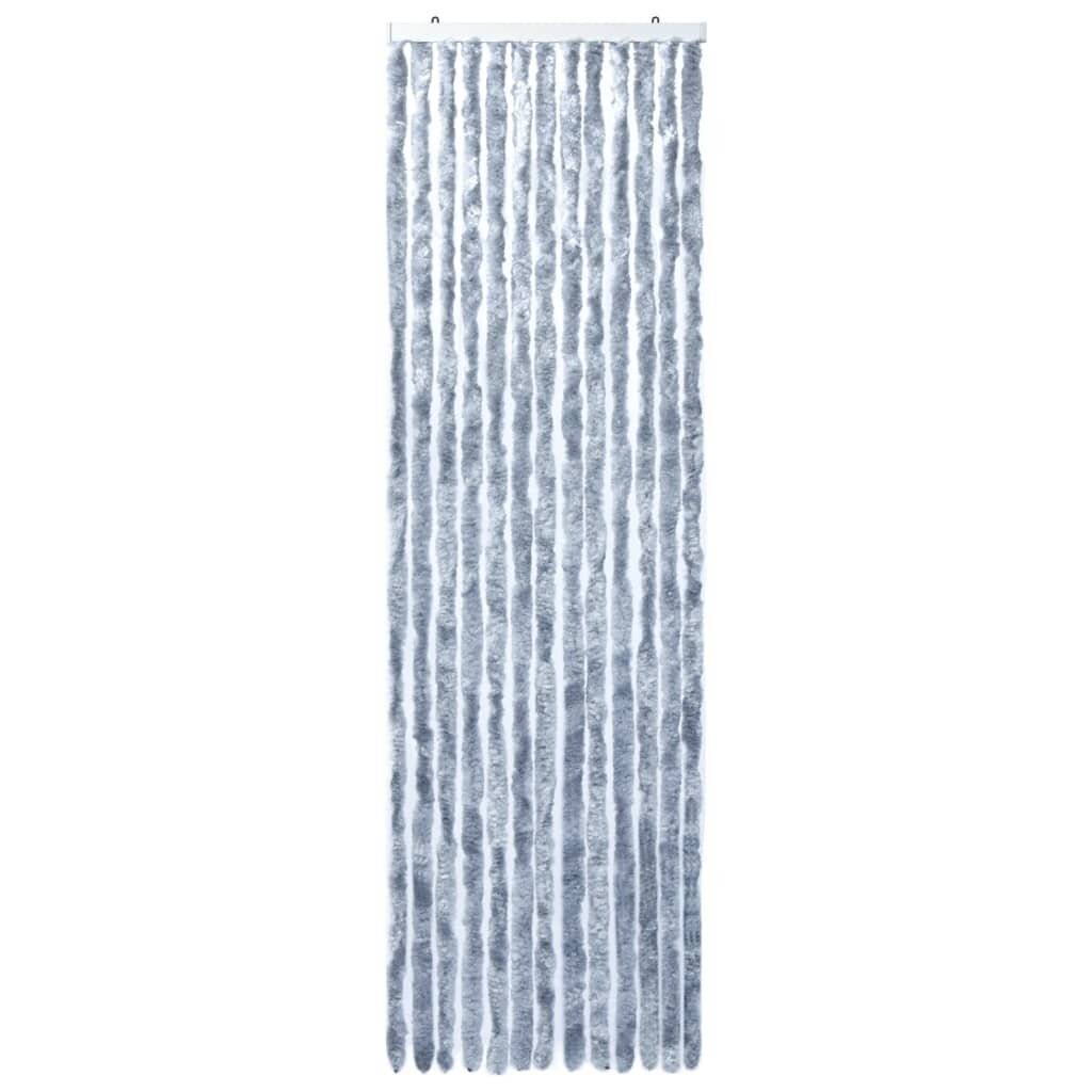 Insektenschutz-Vorhang Silbern 56x200 cm Chenille-2