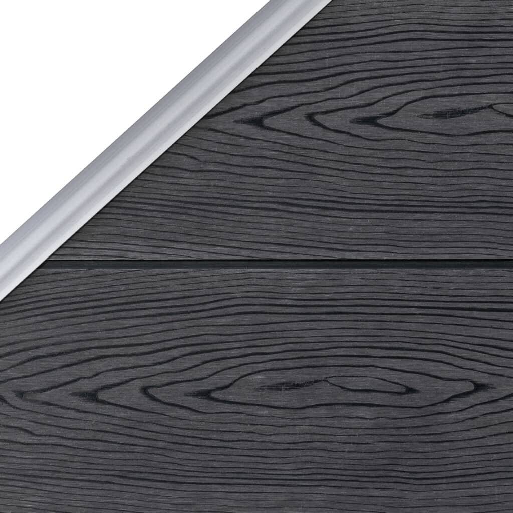 Symbolbild für vidaXL WPC Zaun-Set 10 Quadrate + 1 Schräge 1830x186 cm Grau