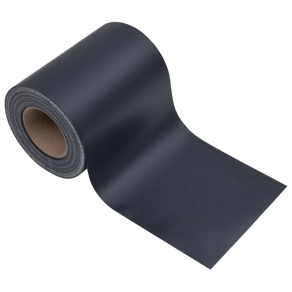 vidaXL Garten-Sichtschutz PVC 35x0,19 m Matt-Dunkelgrau-5