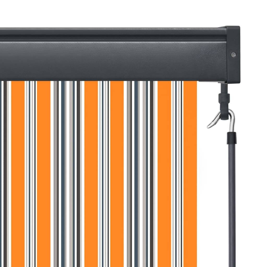 vidaXL Außenrollo 80 x 250 cm Gelb und Blau-5